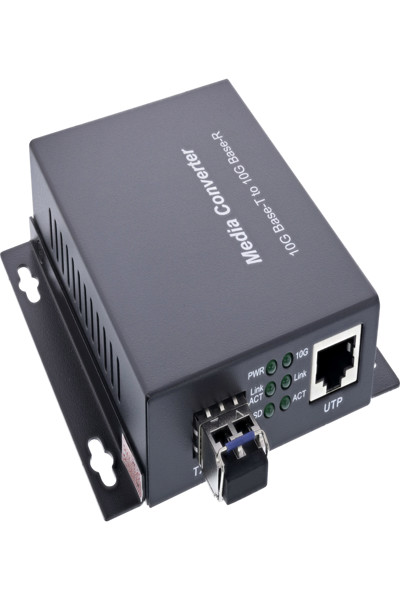 Convertisseur de média réseau en ligne 10 Gbit/s TP vers fibre optique SFP+ (pour LC Duplex)