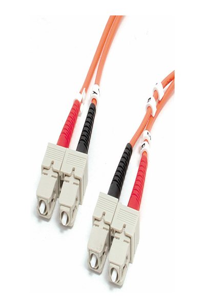 StarTech.com 2m SC to SC OM1 Multimode Fiber Optic Cable - FIBSCSC2