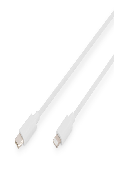 DIGITUS Lightning till USB-C data-/laddningskabel, MFI-certifierad - DB-600109-020-W