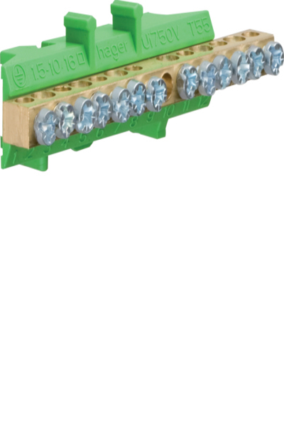 Hager KM13E Vert Jaune 5 mm