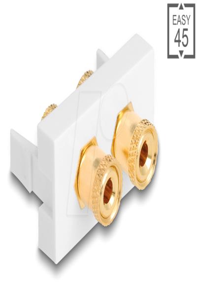 Delock Easy 45 - snap-in-moduler - 81398
