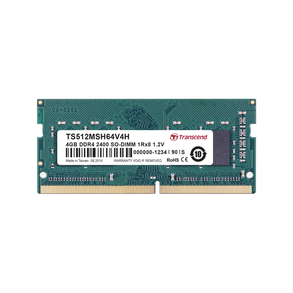 Transcend DDR4-2400 SO-DIMM 4 GB - 4 GB - 1 x 8 GB - TS512MSH64V4H