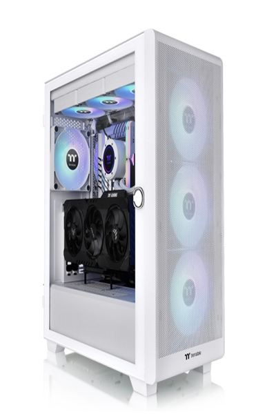 Thermaltake S250 TG ARGB Snow Midi Tower - CA-1Y6-00M6WN-00