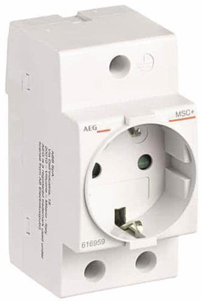 Prise AEG MSC+ SCHUKO avec sécurité enfant