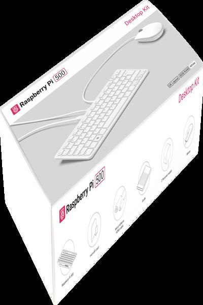 Raspberry Pi RASP PI500DE KIT - Raspberry Pi 500 (DE) KIT, 4x 2,4GHz, 8GB RAM - SC1286