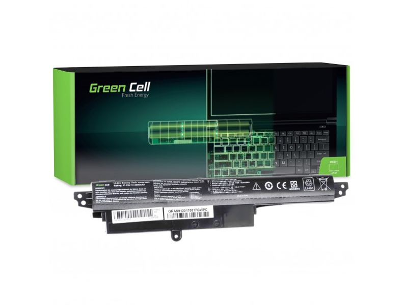 Green Cell battery for Asus X200 X200C X200CA X200L X200LA / - AS91