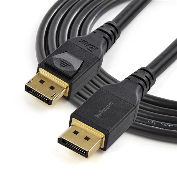 4m VESA Certified DisplayPort 1.4 Cable - 8K 60Hz HBR3 HDR - 13 ft Super UHD 4K 120Hz - DP to DP Slim Video Monitor Cord M/M DisplayPort cable 4m - DP14MM4M