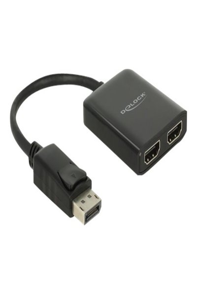 Delock DisplayPort 1.4-splitter 1 x DisplayPort till 2 x HDMI MST - 87769