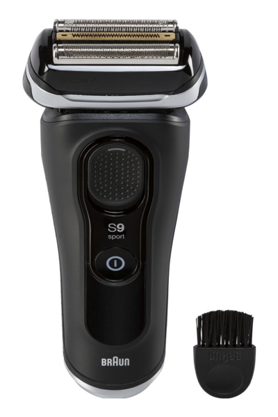 Braun Series 9 9352cc Sport, Foil shaver, Black, Grey, Active Quattro Head, Buttons, Battery, Lithium-Ion (Li-Ion) - 20251