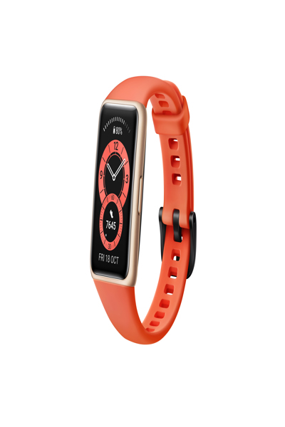 Huawei Band 6: Wristband Activity Tracker, AMOLED, Waterproof, Red - 55026636