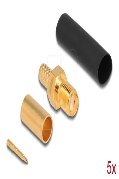 Delock Antenna connector - RP-SMA (P) crimp - 90045