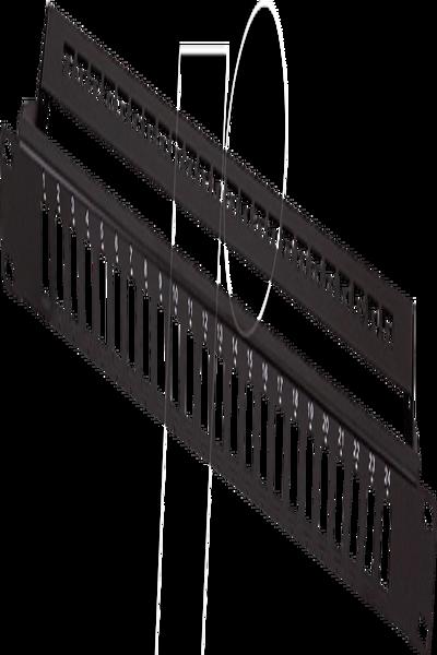 LogiLink FB0003B - 19'' LWL-Panel fÃƒÂ¼r 24x SC Duplex LC Quad Kupplungen