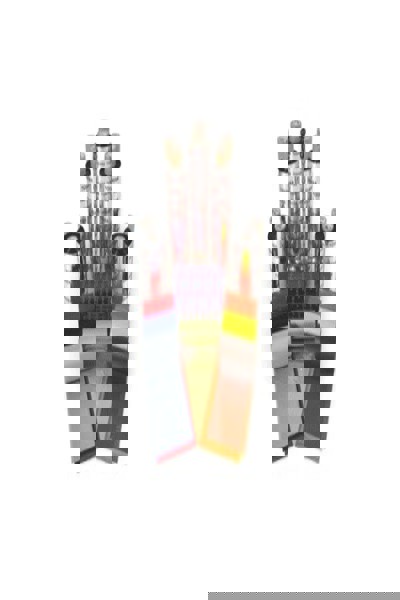 Toshiba färgband BX730076AG2SRE rött vax/harts 76mm x 300m 1 förpackning med 5 rullar - BX730076AG2SRE