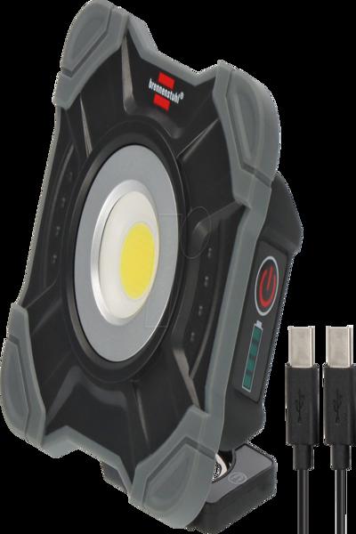 Brennenstuhl 1173700009, 10 W, LED, IP54, 2200 mAh, Svart, Grå, handhållen arbetslampa - 1173700009