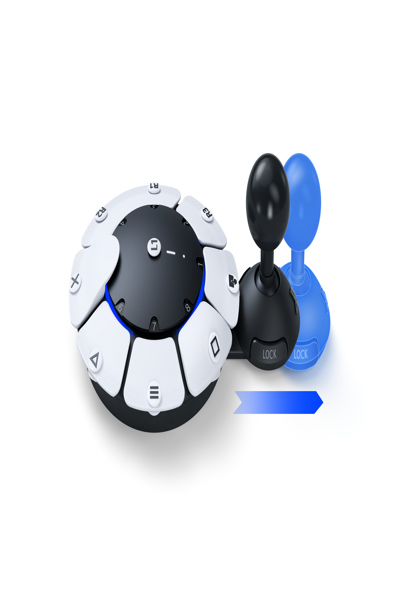 Sony Access, PlayStation 5, Trådlös, USB Typ-C, Svart, Vit, 141 mm, 191 mm - 1000038368