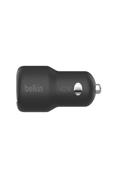 Belkin 42W - 30W USB-C+12W USB-A Car Charger - CCB005BTBK