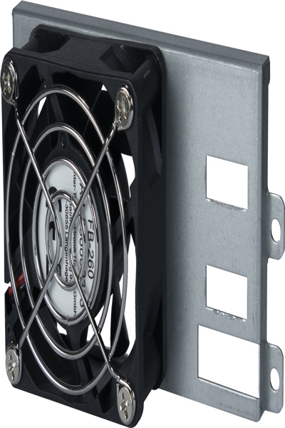 Inter-Tech FB-260 - Ventilateur de refroidissement - Noir - Acier - Acier - 1 ventilateur(s) - 1,72 m³/h - 6U