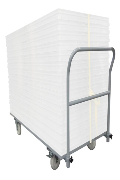 Guil CRO-10 - Chariot de transport avec garde-corps pour le transport et le stockage du TM440| TM440XL|