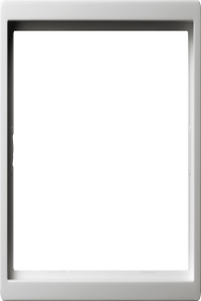 GIRA 1002112 Cover Frame 2-gang Pure White No Middle Bar