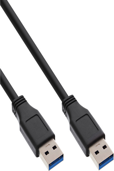 Câble USB 3.2 Gen.1 InLine Type A mâle / A mâle - noir - 5 m