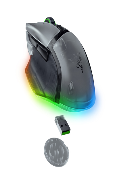 RAZER BASILISK V3 PRO 35K PHANTOM WHITE MOUSE - RZ01-05240400-R3G1