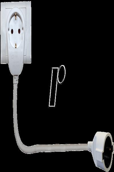 Frei 0016130114 Strom VerlÃƒÂ¤ngerungskabel WeiÃƒÅ¸ - Steckdosenleiste - Power Strip