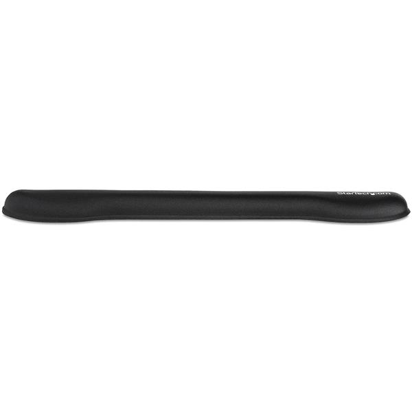 StarTech WRSTRST wrist rest for keyboard (ergonomic, gel, non-slip, compatible with sit/stand workstations) black - keyboard wrist rest - black - WRSTRST