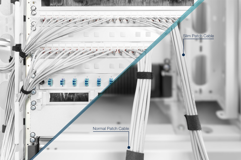 DIGITUS DK-1624-005S CAT6 U-FTP smal kabel 0,5 m - DK-1624-005S
