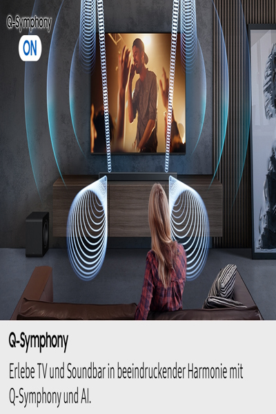 Samsung Q-Serie Soundbar HW-QS710GF - Subwoofer - 3.1 - HW-QS710GF/ZG