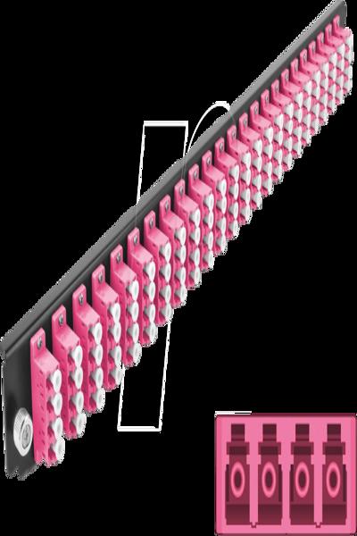 Delock Fiber-optic splice box rack mount panel - 43373