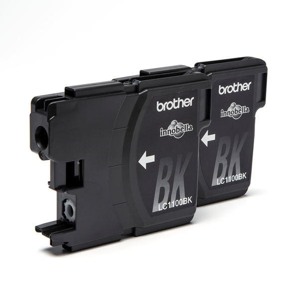 Brother LC1100BK - 2-pack - black - LC1100BKBP2DR