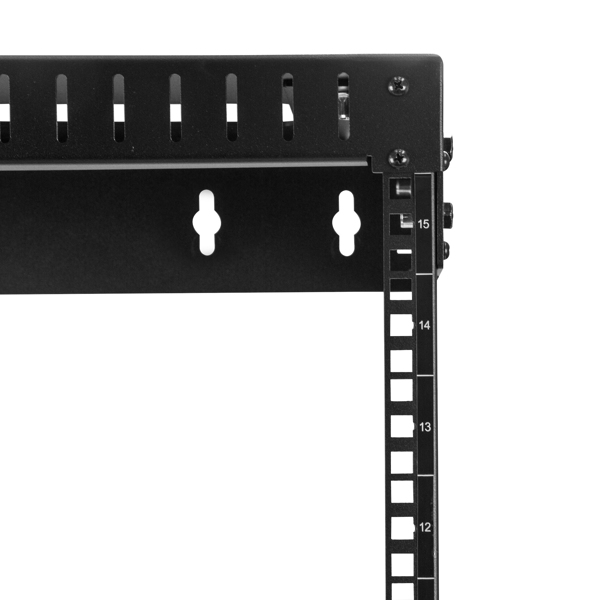 StarTech StarTechStarTech 15U Wallmount Server Rack - Adjustable Rails - 48.30cm (19") Wide - cabinet - suitable for wall mounting - Black - 15U - 50.8 cm (20") - RK15WALLOA