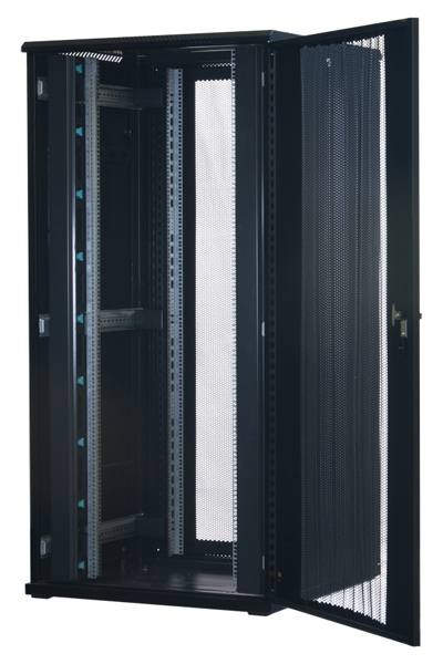 Rockstable 42U 19" serverskåp med nätdörrar - RS19-8842PD