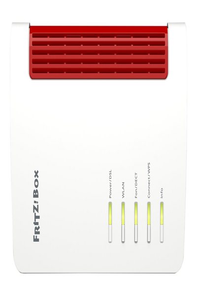 AVM FRITZ!Box 7530 - Wi-Fi 5 (802.11ac) - Dual-band (2.4 GHz / 5 GHz) - Ethernet LAN - ADSL - Black - Red - White - Tabletop router