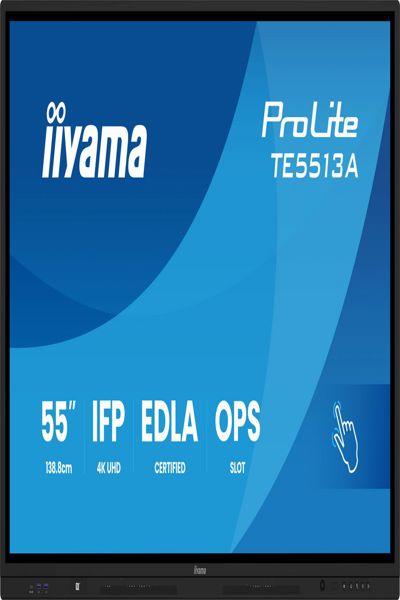 Iiyama TE7513A-B1AG Écran plat 75" UHD IR 40 points - 190,5 cm
