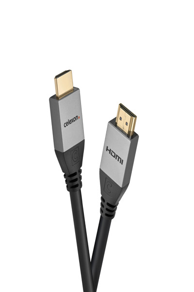 Câble HDMI celexon avec Ethernet - 2.0a/b 4K - Gamme Professionnelle - Câble - Audio/Multimédia