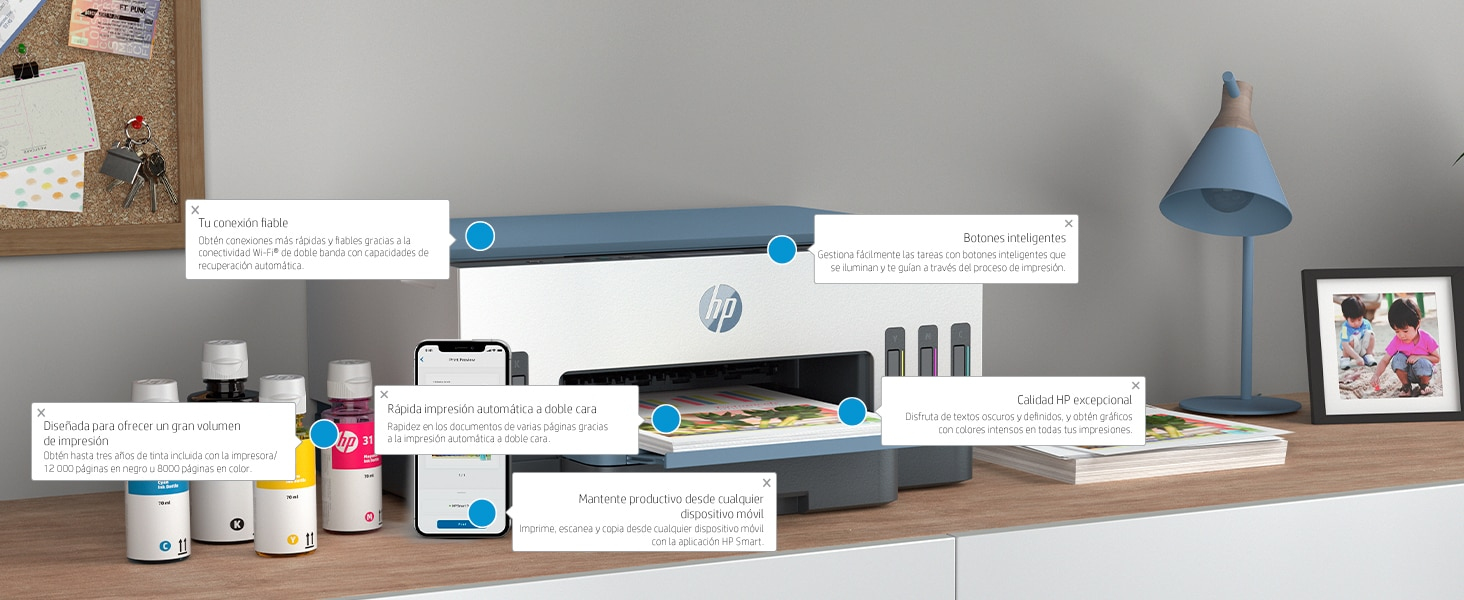 HP Printer Smart Tank 7006 All-in-One - Inkjet - Colored - 28B55A#BHC