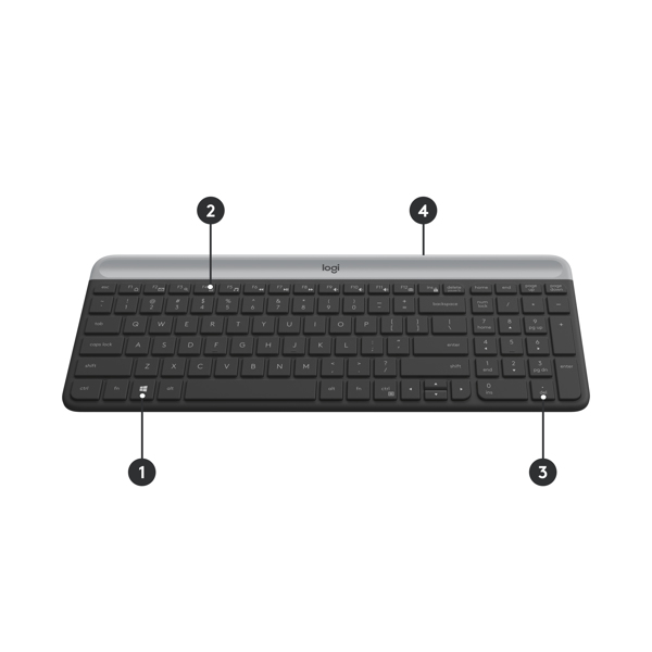 Logitech Slim Wireless Combo MK470 - 920-009192