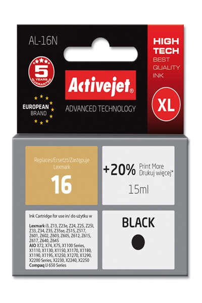 Encre couleur standard Activejet AL-26N pour Lexmark 26