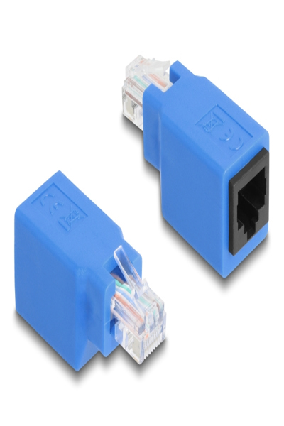 Delock Nätverksadapter - RJ-45 (hane) till RJ-45 (hona) - 64803