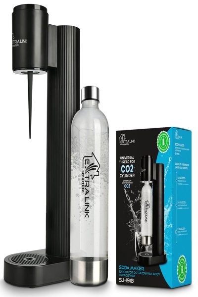 Extralink SMART LIFE Hydrospark noir Bouteille SJ-191B+ 1 L PET