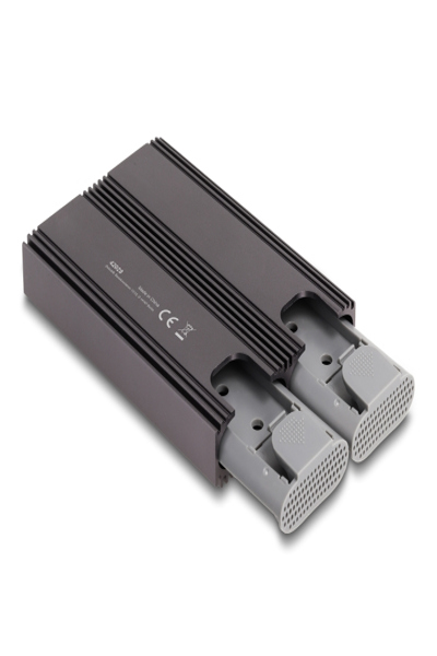 Delock External USB Type-C Dual Combo Enclosure for 2 x M.2 NVMe PCIe or SATA SSD - 42028