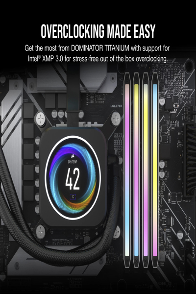 Corsair Dominator Titanium RGB - CMP64GX5M4B6400C32W