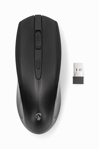 Nedis Mouse| Drahtlos| 800 1200| Einstellbar dpi| Anzahl KnÃƒÂ¶pfe 4| - Mouse - 1,600 dpi
