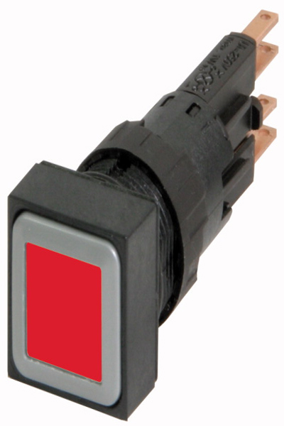 Interrupteur à bouton-poussoir Eaton Q25LTR-RT/WB noir rouge