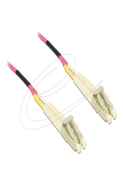 Delock Fiber optic cable LC Duplex to Multimode OM4 - Cable - Multimode fiber - 80157