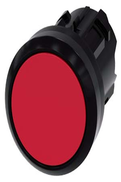 Siemens 3SU10000AB200AA0 Push Button Black Red
