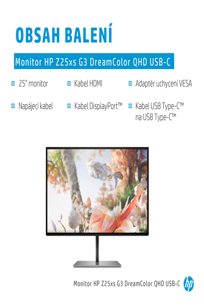 HP Z25xs G3 QHD USB-C DreamColor Display: 25-inch, 2560x1440 - 1A9C9AA#UUZ