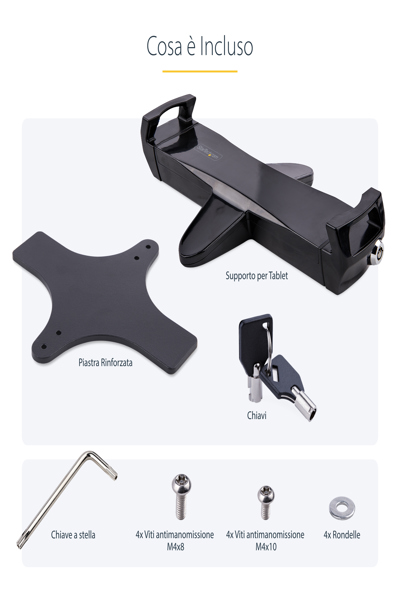 StarTech.com VESA Mount Adapter for Tablets 7.9-12.5 inch - TABLET-VESA-ADAPTER