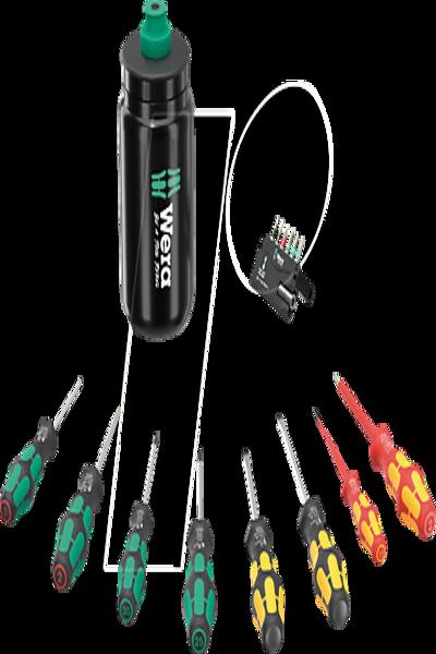 Ensemble de bouteilles Kraftform XL Wera 9540